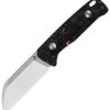 QSP Baby Penguin Fixed Blade 14C28N Purple Carbon Fiber