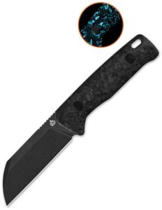 QSP Baby Penguin Fixed Blade Blue 14C28N Stainless Steel