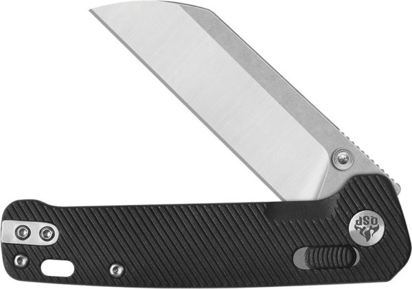 QSP Knife Penguin Glyde Lock - Black FRN Sheepsfoot