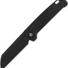QSP Knife Penguin Glyde Lock Blackout - Sheepsfoot