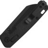 QSP Knife Penguin Glyde Lock Blackout - Sheepsfoot
