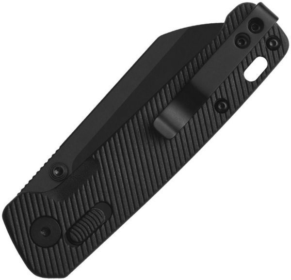 QSP Knife Penguin Glyde Lock Blackout - Sheepsfoot