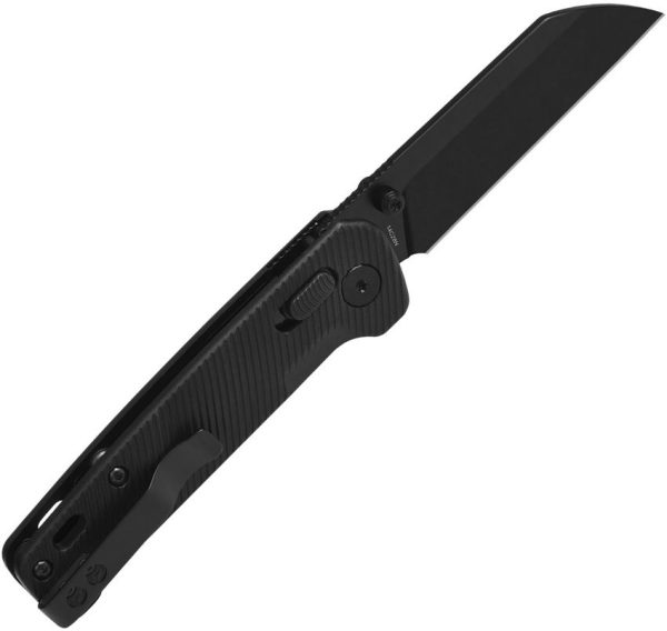 QSP Knife Penguin Glyde Lock Blackout - Sheepsfoot