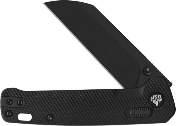 QSP Knife Penguin Glyde Lock Blackout - Sheepsfoot