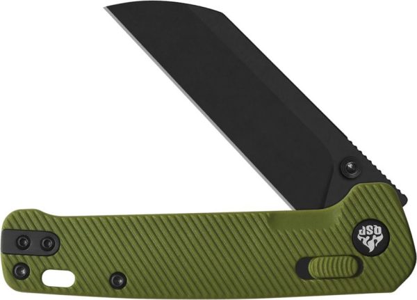 QSP Penguin Glyde Lock Sheepsfoot OD Black Blade