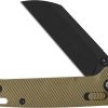 QSP Penguin Glyde Lock Sheepsfoot Khaki Black Blade