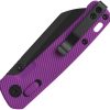 QSP Penguin Glyde Lock Sheepsfoot Purple Black Blade