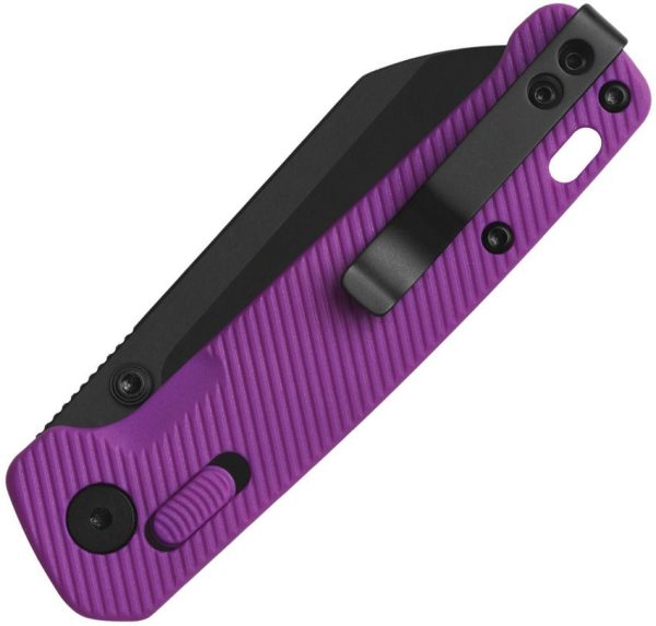 QSP Penguin Glyde Lock Sheepsfoot Purple Black Blade