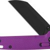 QSP Penguin Glyde Lock Sheepsfoot Purple Black Blade