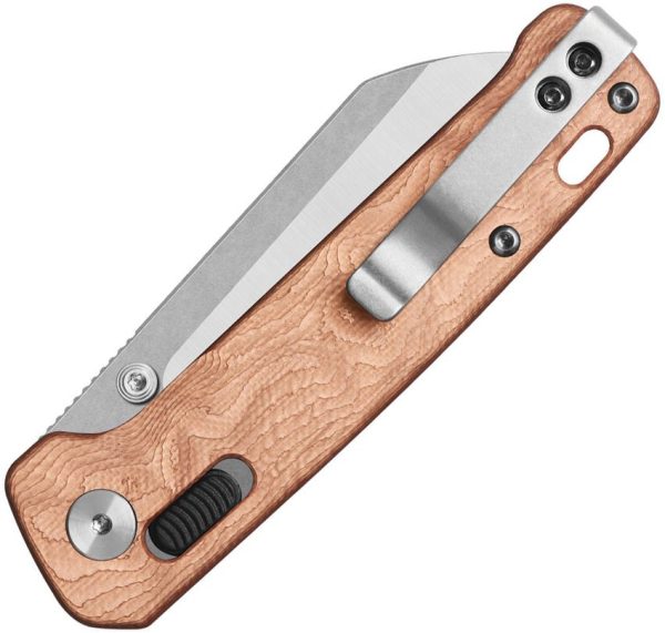 QSP Penguin Glyde Lock Copper G10 Folding Knife 14C28N