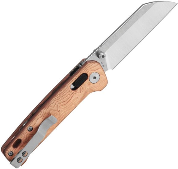 QSP Penguin Glyde Lock Copper G10 Folding Knife 14C28N
