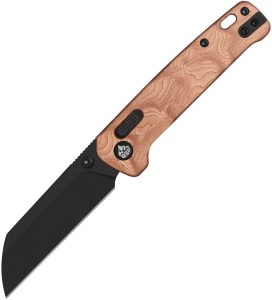 QSP Penguin Glyde Lock Copper G10 Folding Knife 14C28N