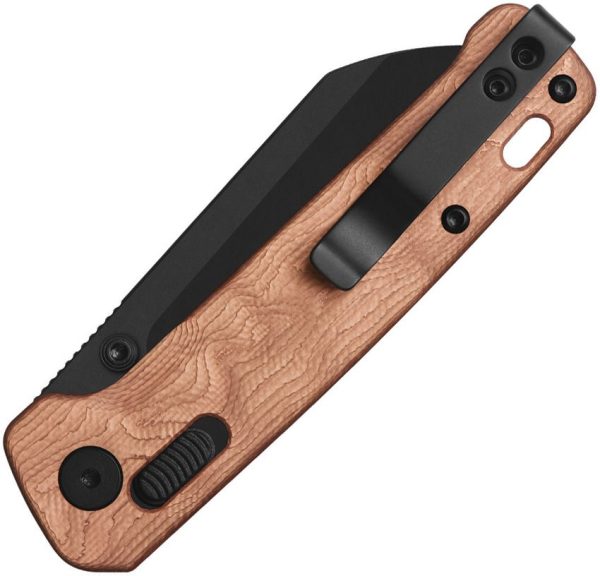 QSP Penguin Glyde Lock Copper G10 Folding Knife 14C28N