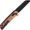 QSP Penguin Glyde Lock Copper G10 Folding Knife 14C28N