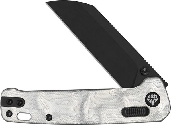 QSP Penguin Glyde Lock Folding Knife 14C28N Sheepsfoot Aluminum