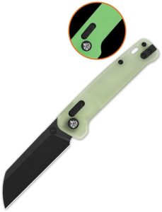 QSP Penguin Glyde Lock Folding Knife 14C28N Glow Resin