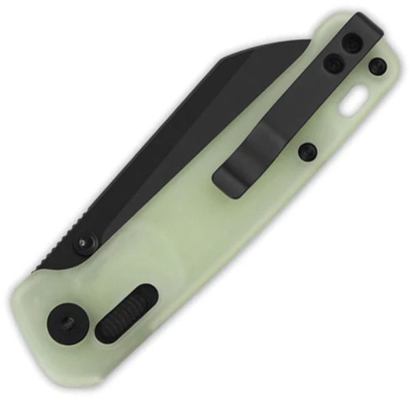 QSP Penguin Glyde Lock Folding Knife 14C28N Glow Resin