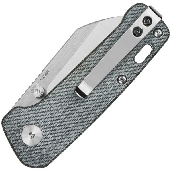 QSP Knife Mini Penguin Denim Micarta EDC