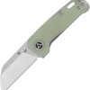 QSP Knife Mini Penguin Linerlock - Jade G10