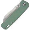 QSP Penguin Linerlock Folding Knife 154CM Green Titanium