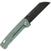 QSP Penguin Linerlock Folding Knife 154CM Green Titanium