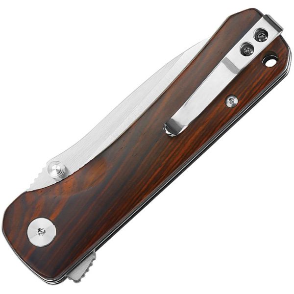 QSP Hawk Linerlock Cocobolo S35VN Folding Knife