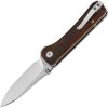 QSP Hawk Linerlock Cocobolo S35VN Folding Knife