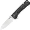 QSP Hawk Linerlock Folding Knife CPM S35VN Carbon Fiber