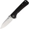 QSP Hawk Linerlock Folding Knife 14C28N Ebony Wood