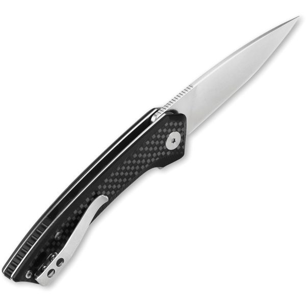 QSP Knife Leopard Linerlock - Carbon Fiber