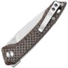 QSP Knife Leopard Linerlock - Brown Micarta