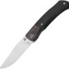 QSP Gannet Linerlock Folding Knife 154CM Black Micarta