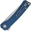 QSP Osprey Linerlock Folding Knife Blue Micarta 14C28N
