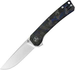 QSP Osprey Linerlock Folding Knife 14C28N Blade G10 Carbon Fiber