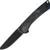 QSP Osprey Linerlock Folding Knife 14C28N Black G10 Carbon Fiber