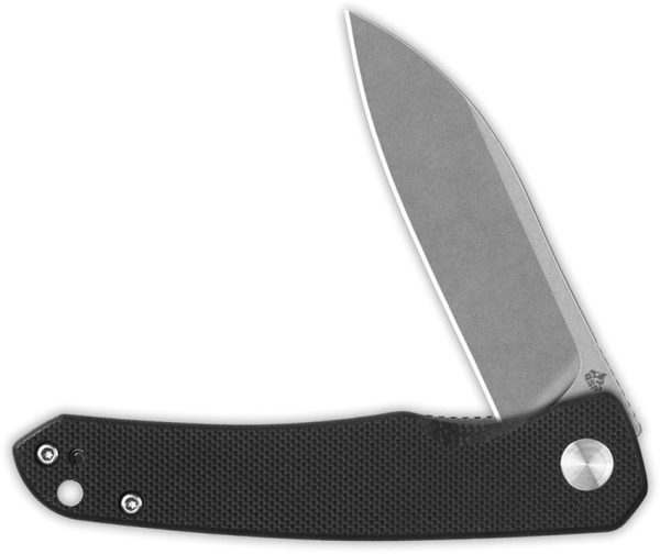 QSP Knife Otter Linerlock - Black G10 14C28N