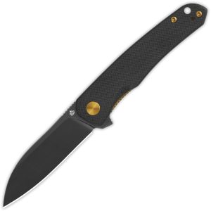 QS140C2.jpg QSP Knife Otter Linerlock Blackout - Black G10 14C28N