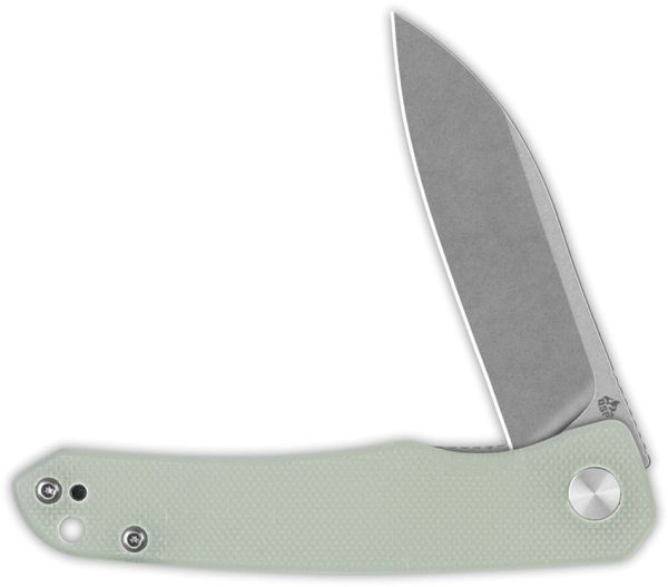 QSP Knife Otter Linerlock - Jade G10 14C28N