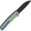 QSP Knife Otter Linerlock Black Jade - G10 14C28N