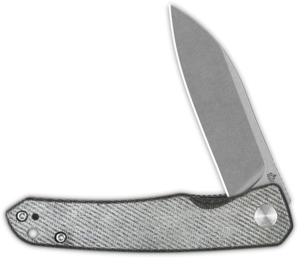 QSP Knife Otter Linerlock - Denim Micarta 14C28N
