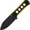 QSP Knife Canary Neck Knife Yellow - 14C28N Stonewash