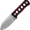 QSP Knife Canary Neck Knife Red - 14C28N Stonewash