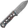 QS141J_add_02.jpg QSP Canary Neck Knife Damascus Steel Fixed Blade Red CF