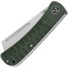 QSP Hedgehog Slip Joint Folding Knife 14C28N Green Micarta