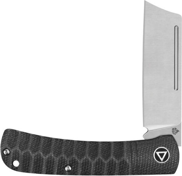 QS142E_add_03.jpg QSP Hedgehog Slip Joint Folding Knife Black Micarta 14C28N