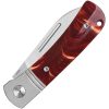 QSP Hedgehog Slip Joint Folding Knife Red Resin 14C28N