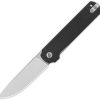 QSP Knife Lark Linerlock - 14C28N Black G10