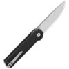 QSP Knife Lark Linerlock - 14C28N Black G10