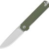 QSP Knife Lark Linerlock - 14C28N Green G10