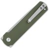 QSP Knife Lark Linerlock - 14C28N Green G10